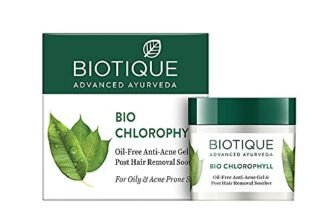 Biotique Bio Chlorophyll Oil Free Anti-Acne Gel & Post Hair Removal Soother For Oily & Acne Prone Sk