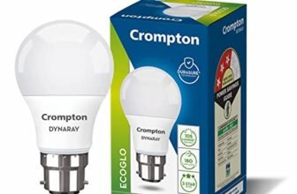 Crompton Dyna Ray 5W LED Bulb B22 | Cool Day Light, Pack of 1