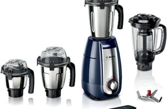 Bosch Appliances TrueMixx Pro Mixer Grinder MGM8642BIN, 750W, 4 Jars, (Black)