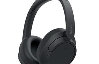 Sony WH-CH720N Active Noise Cancellation Wireless Bluetooth Over Ear Headphones with Mic, Adaptive Sound Control, Quick Charge, Up to 35Hrs Battery, Customized EQ- Black