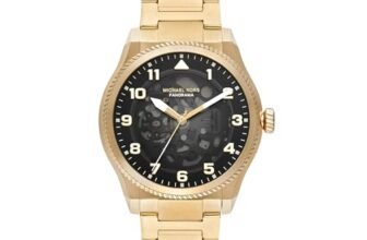 Michael Kors Panorama Gold Automatic Stainless Steel Watch MK9218