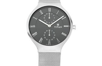 Titan 95068SM01/95068SM01 Ladies Workwear Slimline Analogue Black Dial Women’s Watch/NP95068SM01