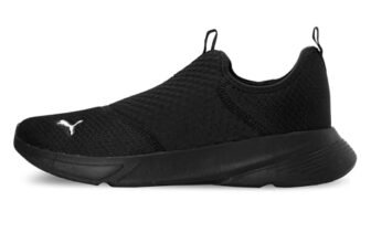 PUMA | Melanite Slip On Men’s Sneakers | Black-White | 8UK