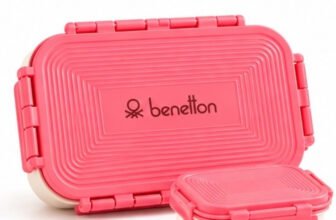 United Colors of Benetton Stainless Steel Utility Container  – 880 ml(Pink)