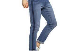 Campus Sutra Men’s Slim Fit Jeans (CT20JN_SSTP_M_PLN_BU_Bu_28)