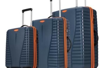 Aristocrat Airpro Max Set of 3 (S+M+L) Trolley Bags, Spanish Blue