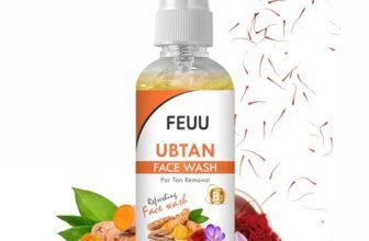 Feuu Ubtan Face Wash for Tan Removal, 100ml, Balances Skin pH Level, Makes Skin Firmer & Younger