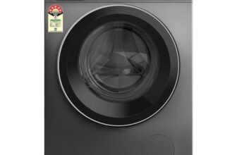Toshiba 8 KG 5 Star Real Inverter Fully Automatic Frond Load Washing Machine (TW-BJ90M4-IND(SK), Silver)