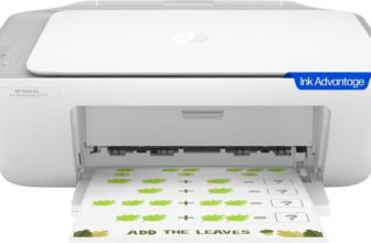 HP DeskJet Ink Advantage 2338 Multi-function Color Inkjet Printer (Color Page Cost: 6.8 Rs. | Black Page Cost: 2 Rs.) Print, Copy & Scan, Up to 7.5 IPM Mono / 5.5 IPM Color, Yield: Up to 240 Black / 75 Color Pages, Ideal for Home(Ink Cartridge, 1 Ink Bottle Included)