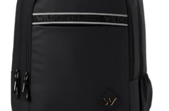 Wildcraft Dark Edition 30 L Laptop Backpack for Men & Women | Fits 15.6 inch Laptop | Padded Shoulder Straps, Multi Compartments, Anti-Theft Zippers | Office & College Bag | Dark Black