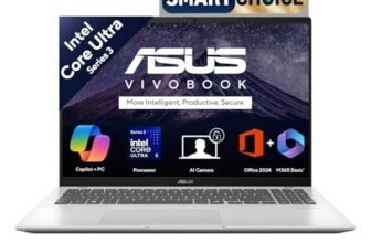ASUS Vivobook 16 (2026),Smartchoice,Intel Core Ultra 5 325 (Series 3),16GB RAM,512GB SSD,FHD+, 16″(40 cm),Win 11 Home,M365 Basic(1 Year),Office 2024,Cool Silver,1.88 kg, X1607AA-MB038WS, Copilot+ PC