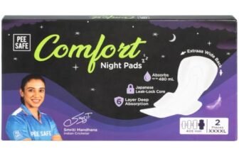 Pee Safe Comfort Night Pads XXXXL 2 Pads – 405mm | 76% Longer