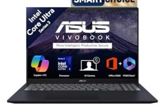 ASUS Vivobook 16 (2026),Smartchoice,Intel Core Ultra 5 325 (Series 3), Intel iGPU,16GB RAM,512GB SSD,FHD+, 16″(40 cm),Win11,M365 Basic(1Y),Office 24,Quiet Blue,1.88 kg,X1607AA-MB037WS, Copilot+ AI PC