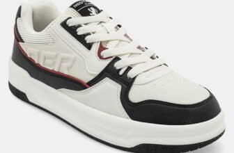 RED TAPE Lifestyle Sneakers for Men for Classic Everyday Comfort Sneakers For Men(White, Black , 8)