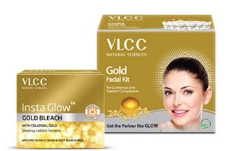 VLCC Gold Facial Kit (60 g) with Free Gold Bleach, 30 g