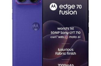 MOTOROLA Edge 70 Fusion Snapdragon (Pantone ORIENT BLUE, 128 GB)(8 GB RAM)