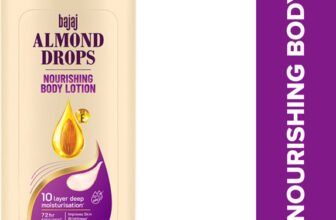 BAJAJ Almond Drops Nourishing Body Lotion with Almond Butter, 72 Hr Moisture Retention(400 ml)