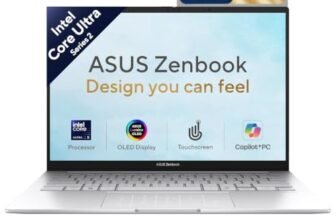 ASUS Zenbook 14 (2026),Smartchoice,Intel Core Ultra 5 225H,16GB,1TB,FHD+ OLED,Touchscreen,14″(35.5 cm),Win 11,M365 Basic(1Y)* Office24,Foggy Silver,1.28 Kg,UX3405CA-QL1111WS,Thin & Light Laptop