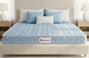 Sleepwell Ortho Mattress | King Size 72x72x10 Inch | Medium Firm Orthopedic Spine Support | Pressure Point Relief | Resitec Foam with VPF | Neem Fresche Anti-Microbial | 10 Years Warranty