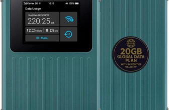 Acer Connect M4 5G Portable Wi-Fi Router 2.4 GHz, 5 GHz 2770 Mbps Wifi Speed Dual Band MiFi (Sim Based)(Green)