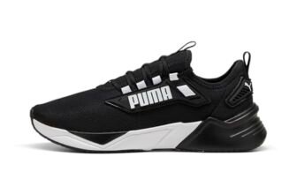 PUMA Unisex-Adult Retaliate 3 Black-White Running Shoe – 7 UK (37947809)