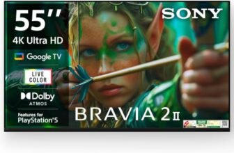 Sony 139 cm (55 inches) BRAVIA 2M2 Series 4K Ultra HD Smart LED Google TV K-55S25M2
