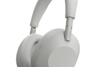 Sony WH-1000XM6 Smartchoice Best Wireless Noise Canceling Bluetooth Headphones, AI Noise Reduction for Calls, HD NC Processor QN3, 12 Microphones, Adaptive NC Optimizer- Platinum Silver