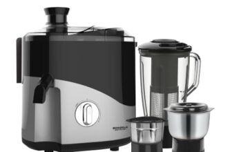 Maharaja Whiteline Odacio Desire Juicer Mixer grinder 550 Watt,smooth juicing, 3 jars, 5years warranty