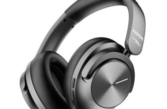 Noise Master Buds Max, Sound by Bose Wireless Over-Ear Headphones, Adaptive ANC, LHDC 5.0, Immersive Spatial Audio,Upto 60H Playtime, Fast Pairing, Wear Detection(Onyx)
