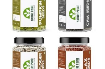 Nature Prime Raw Seeds for Eating Combo Pack – 1kg (Pumpkin Seeds, Chia seeds, Sunflower Seeds,Flax Seeds- 250gm Each, Pack of 4) Jar Pack (250g*4)