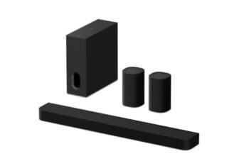 Sony Bravia Theatre Bar 7 (HT-A7100) 5.1.4ch with 360 Sound,IMAX,Dolby Atmos/DTSx Premium Soundbar with Subwoofer SA-SW7 & Rear Speaker SA-RS8(Hi Res,Voice Zoom3,8K/4K HDR,HDMI eArc,Bluetooth),Black