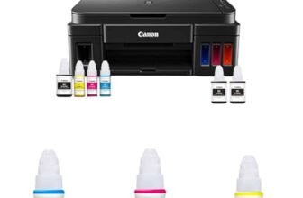 Canon PIXMA MegaTank G3000 All in One WiFi Inktank Colour Printer with 2 Additional Black Ink Bottle