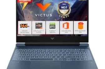 HP Smartchoice Victus, AMD Ryzen 7 7445HS, 6GB RTX 3050, 16GB DDR5(Upgradeable) 512GB SSD, 144Hz, 300 nits, 15.6”/39.6cm, Win 11, Office 24, Blue, 2.29kg, fb3134/20ax, Xbox Gamepass*, Gaming Laptop