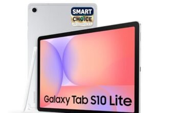 Samsung Galaxy Tab S10 Lite [Smartchoice], 10.9-inch (27.7 CM), LCD Display, 6GB RAM, 128GB ROM, Wi-Fi+5G, Dual Speakers, S Pen, Silver, AI Enabled