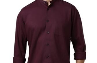 Van Heusen_Mens__Shirt_(VHSFFCUB794968_Maroon_42)