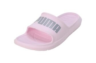 PUMA , Unisex-Adult, Divecat V2 Lite Res, Chalk Pink-Team Gold, Slide, 5UK, (40145801)