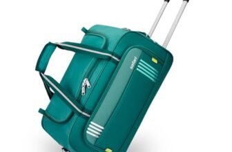 Safari Imperia Trolley 3 Years Warranty Duffle Bag (58 Cm, Teal)