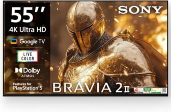 Sony 139 cm (55 inches) Smartchoice BRAVIA 2M2 Series 4K Ultra HD Smart LED Google TV K-55S25BM2