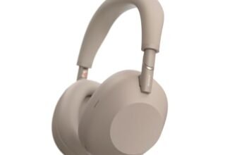 Sony WH-1000XM6 Smartchoice Best Wireless Noise Canceling Bluetooth Headphones, AI Noise Reduction for Calls, HD NC Processor QN3, 12 Microphones, Adaptive NC Optimizer, Studio-Quality- Sand Stone