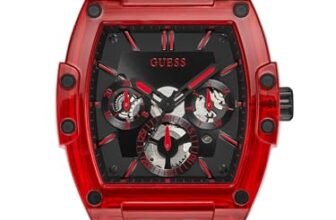 GUESS Tonneau 42mm Black Dial Analog Men Watch – GW0203G5