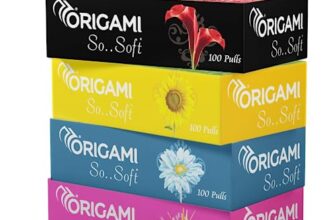 Origami So Soft Facial Tissues | 2 Ply | Pack of 4 | 100 Pulls Each