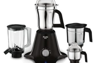 Preethi Boltz 1000W Mixer Grinder, 4 Jars, Superfine grinding in 90 seconds