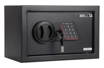 IBELL SL-20B Locker Box For Money, Jewellery, Electronic Safe Locker for Home & Office –Digital Lock with Password and Emergency Key, 200H x 310W x 200D mm, 4.19kg, 12 Months Warranty (Net-8.5L)
