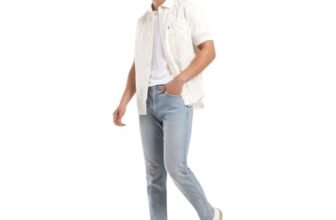 Levi’s Men Mid Rise Tapered Jeans (A7086-0151_Blue, 28)