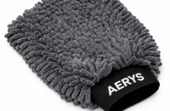 AERYS Chenille Microfiber Wash Mitt with 6 Month warrenty – Ultra Soft, Extra Plush, Dual Sided, Scratch Free and Super Absorbent Car Duster Gloves – Premium Car and Bike Washing Accessories