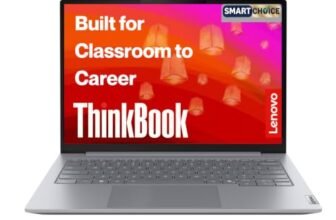 Lenovo Smartchoice ThinkBook 14, Core Ultra 7 255H, 16GB RAM, 512GB SSD, WUXGA IPS 14”(35.56cm), Win11, Arctic Grey,1.36Kg, 21SJA0KBIG, Fingerprint, Backlit, 300 Nits, 1Y Warranty, AI Powered Laptop