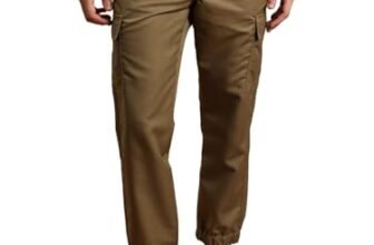 Highlander Men Mid Rise Regular Pants (PHTR000013_Khaki_M)
