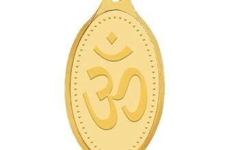 WHP Jewellers 24kt (999) 2 gram OM Yellow Gold Om Pendant