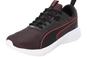PUMA Men, Scorch Runner V2, Black-For All Time Red-White, Running Shoe, 9UK, (37998802)