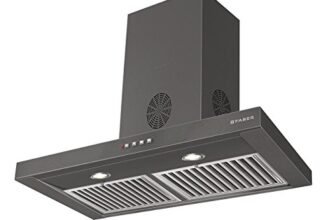 Faber 60cm 3 Way Silent Suction Chimney, 1150 m3/hr (Stilo Slim 3D Plus, 2 T2S2 T2S2 BK LTW 60,Triple Layer Baffle Filters, Black)